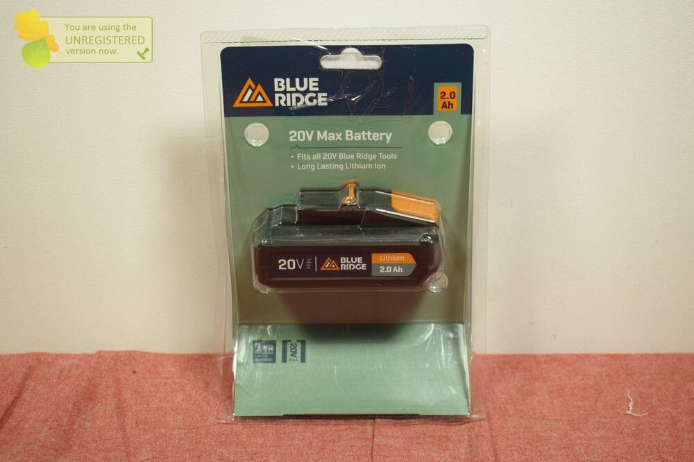 Blue Ridge Tools 20V Replacement Battery: 2Ah (Pack Wear)